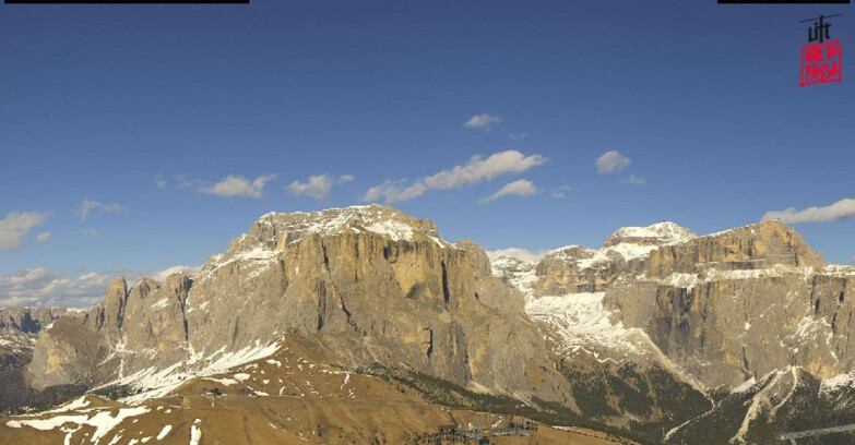Webcam Campitello-Mazzin-Col Rodella  - Canazei - Passo Pordoi - Sass Pordoi