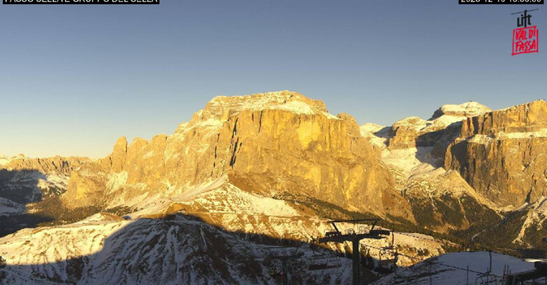 Webcam Campitello-Mazzin-Col Rodella - Campitello di Fassa - Canazei - Gruppo del Sella