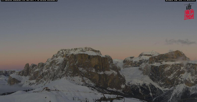 Webcam Campitello-Mazzin-Col Rodella  - Campitello di Fassa - Canazei - Gruppo del Sella