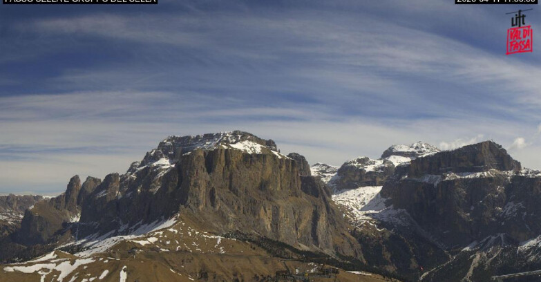 Webcam Campitello-Mazzin-Col Rodella - Campitello di Fassa - Canazei - Gruppo del Sella