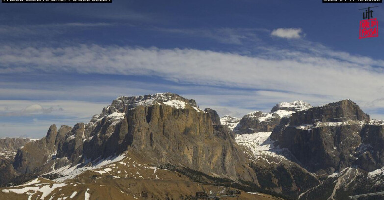 Webcam Campitello-Mazzin-Col Rodella  - Campitello di Fassa - Canazei - Gruppo del Sella