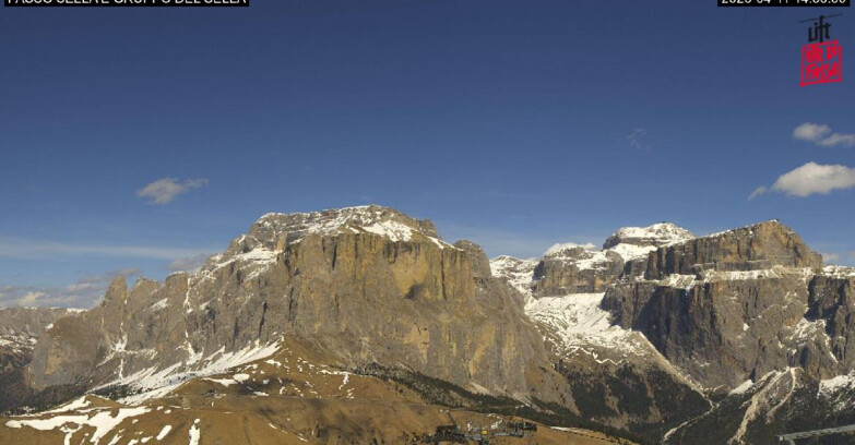 Webcam Campitello-Mazzin-Col Rodella  - Campitello di Fassa - Canazei - Gruppo del Sella