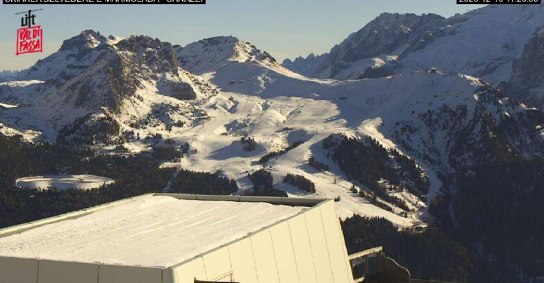 Webcam Campitello-Mazzin-Col Rodella - Canazei - Marmolada