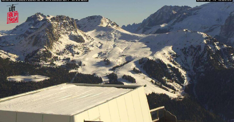 Webcam Campitello-Mazzin-Col Rodella - Canazei - Marmolada