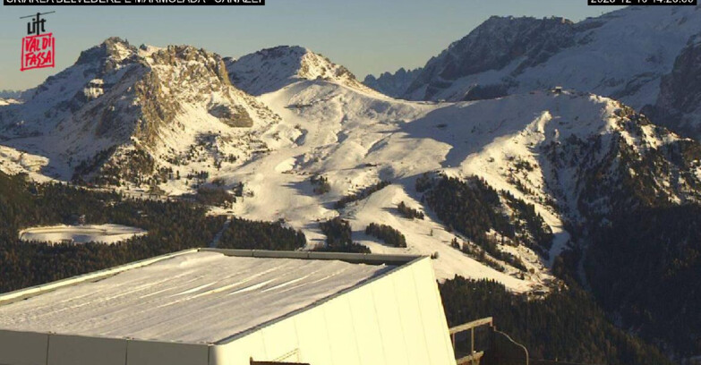 Webcam Campitello-Mazzin-Col Rodella - Canazei - Marmolada
