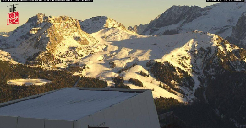 Webcam Campitello-Mazzin-Col Rodella - Canazei - Marmolada