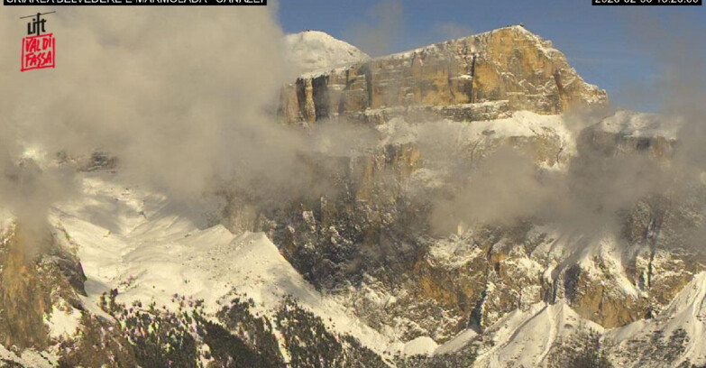 Webcam Campitello-Mazzin-Col Rodella - Canazei - Marmolada