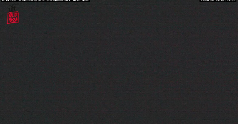 Webcam Campitello-Mazzin-Col Rodella  - Canazei - Marmolada