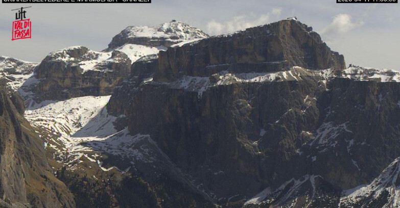 Webcam Campitello-Mazzin-Col Rodella  - Canazei - Marmolada