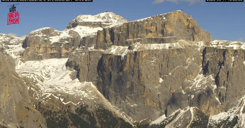 Webcam Campitello-Mazzin-Col Rodella  - Canazei - Marmolada