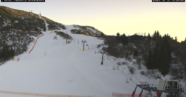 Webcam Monte Bondone - Bondone Palon e Canalon