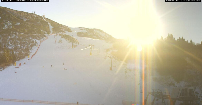 Webcam Monte Bondone - Bondone Palon e Canalon