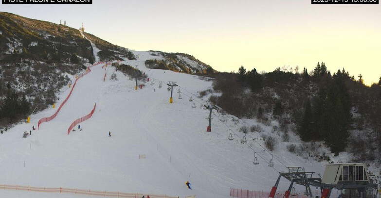 Webcam Monte Bondone - Bondone Palon e Canalon