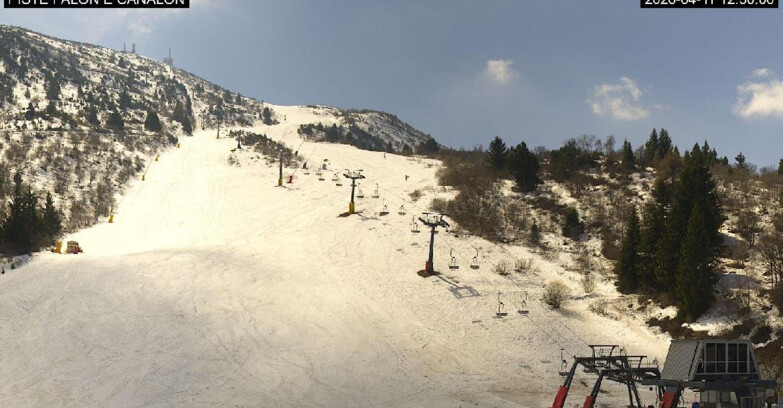 Webcam Monte Bondone - Bondone Palon e Canalon