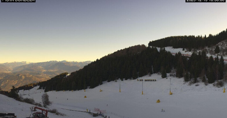 Webcam Monte Bondone - Slope Cordela and snowpark