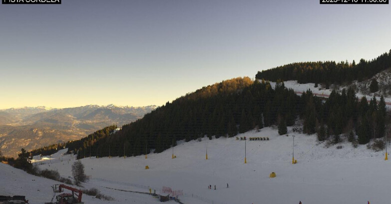 Webcam Monte Bondone - Slope Cordela and snowpark