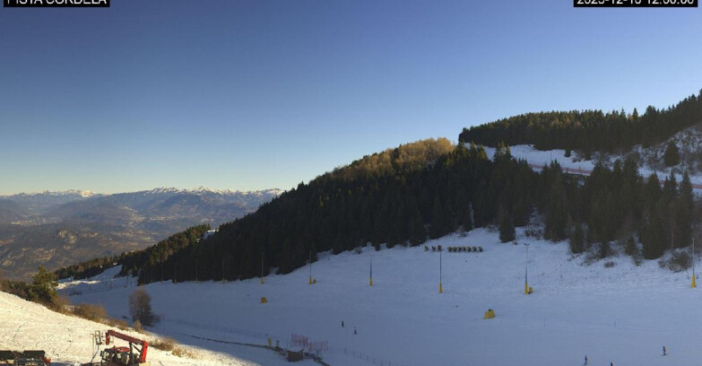 Webcam Monte Bondone - Slope Cordela and snowpark