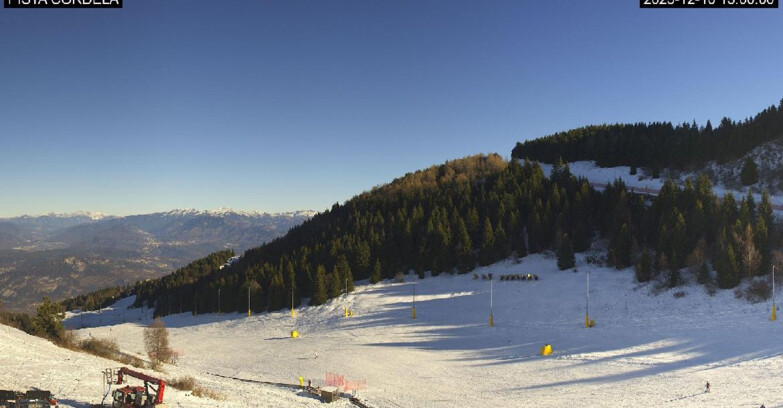 Webcam Monte Bondone - Slope Cordela and snowpark