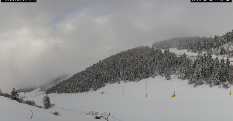 Webcam Monte Bondone - Slope Cordela and snowpark