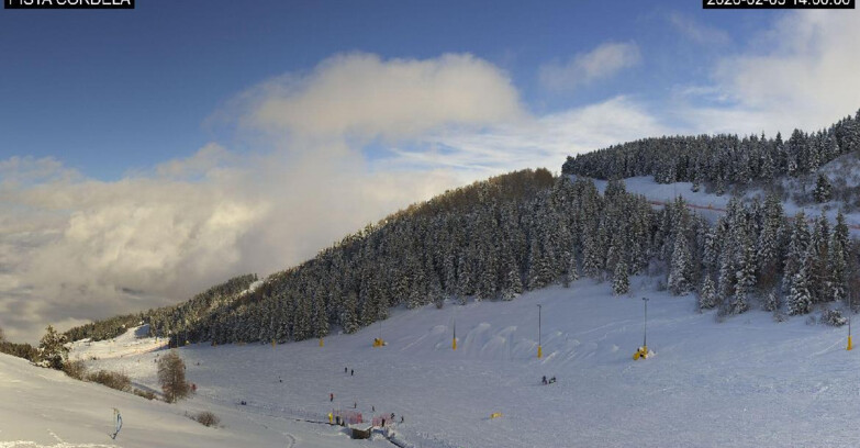 Webcam Monte Bondone - Slope Cordela and snowpark