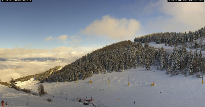 Webcam Monte Bondone - Slope Cordela and snowpark