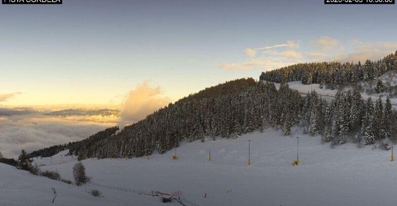 Webcam Monte Bondone - Slope Cordela and snowpark