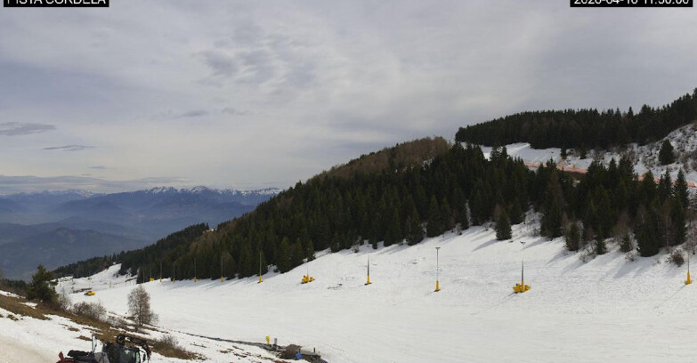 Webcam Monte Bondone - Slope Cordela and snowpark