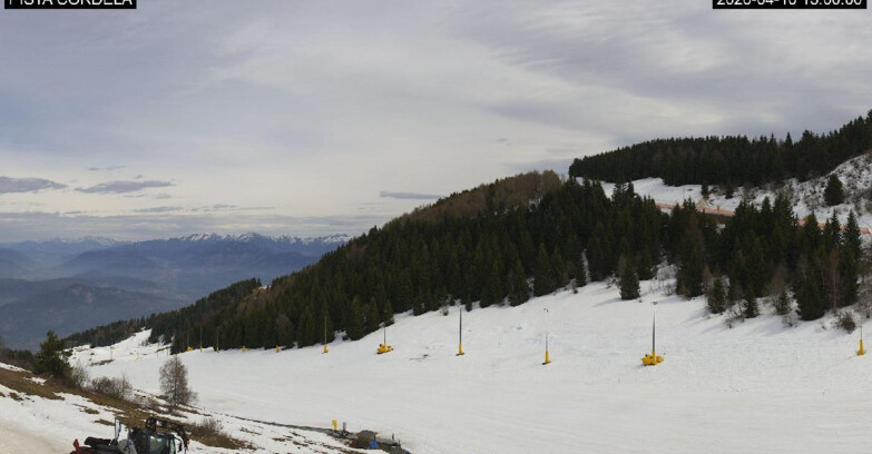 Webcam Monte Bondone - Slope Cordela and snowpark