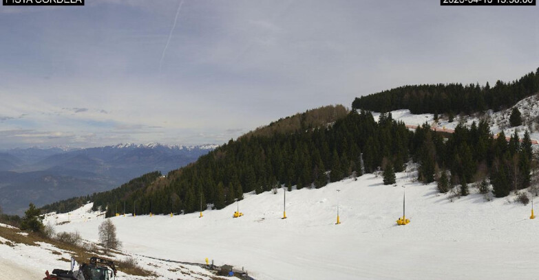 Webcam Monte Bondone - Slope Cordela and snowpark