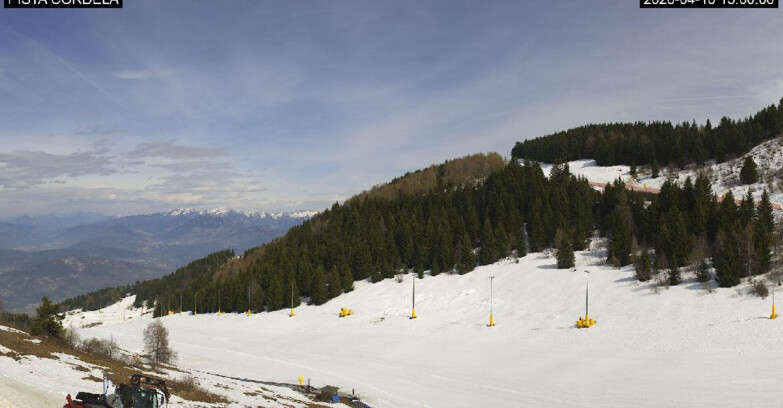 Webcam Monte Bondone - Slope Cordela and snowpark