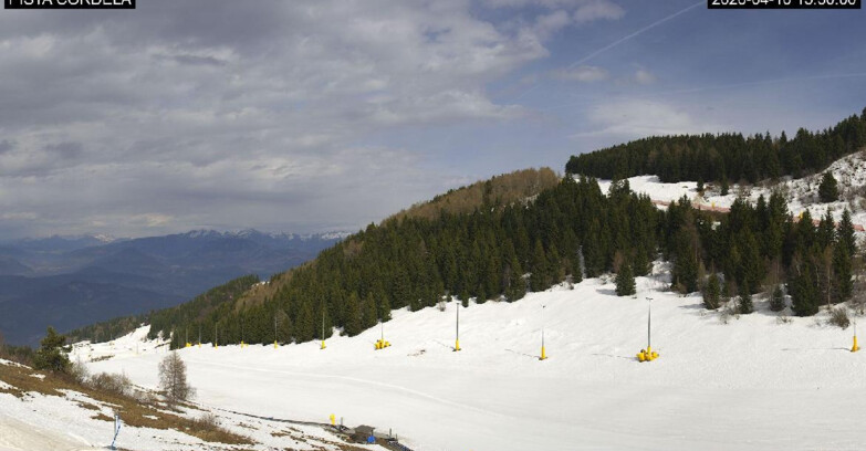 Webcam Monte Bondone - Slope Cordela and snowpark