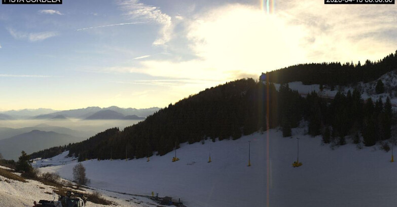 Webcam Monte Bondone - Slope Cordela and snowpark