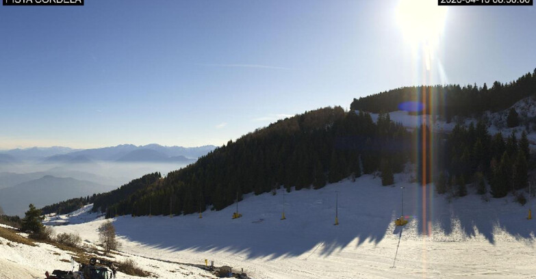 Webcam Monte Bondone - Slope Cordela and snowpark