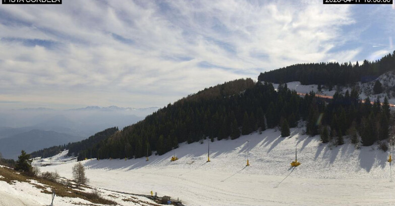 Webcam Monte Bondone - Slope Cordela and snowpark