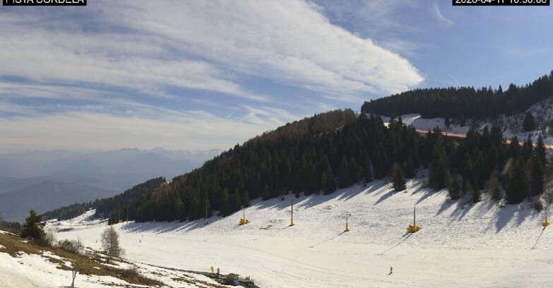 Webcam Monte Bondone - Slope Cordela and snowpark