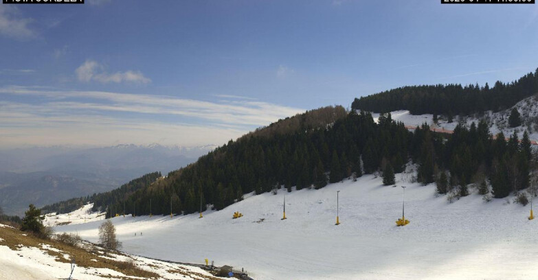 Webcam Monte Bondone - Slope Cordela and snowpark