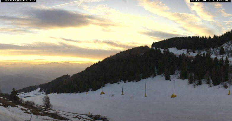 Webcam Monte Bondone - Slope Cordela and snowpark