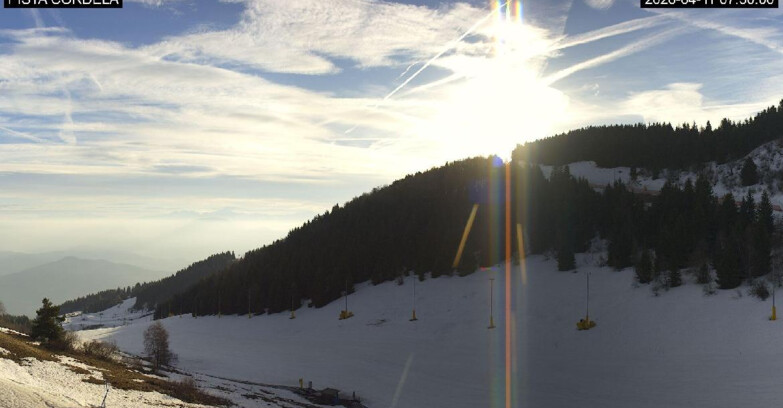 Webcam Monte Bondone - Slope Cordela and snowpark