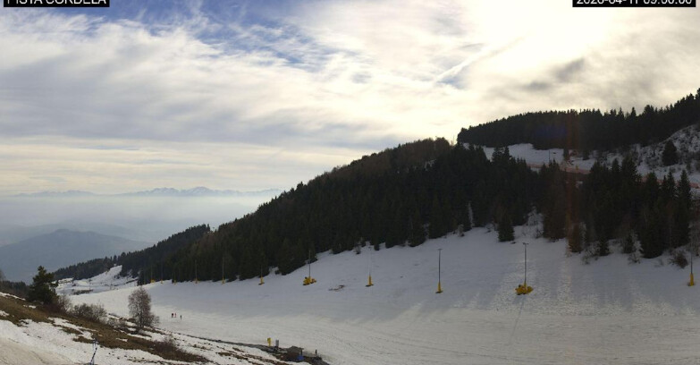 Webcam Monte Bondone - Slope Cordela and snowpark