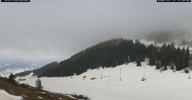 Webcam Monte Bondone - Slope Cordela and snowpark