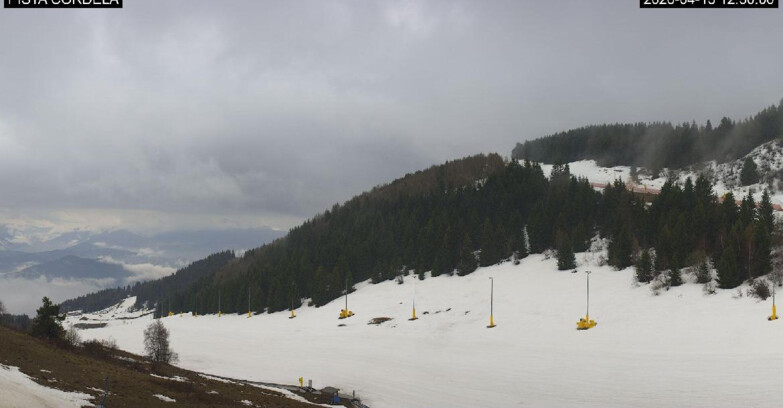 Webcam Monte Bondone - Slope Cordela and snowpark