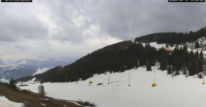 Webcam Monte Bondone - Slope Cordela and snowpark