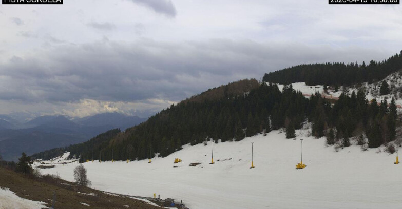 Webcam Monte Bondone - Slope Cordela and snowpark