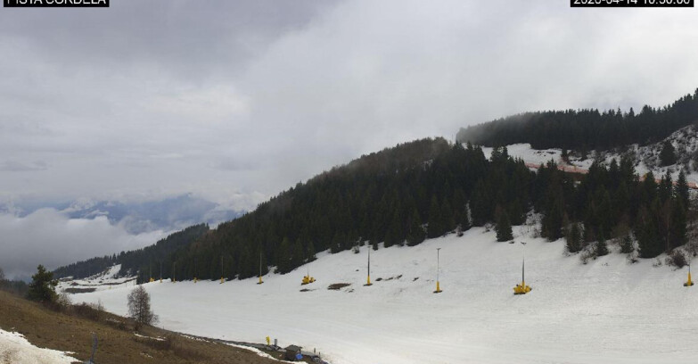 Webcam Monte Bondone - Slope Cordela and snowpark