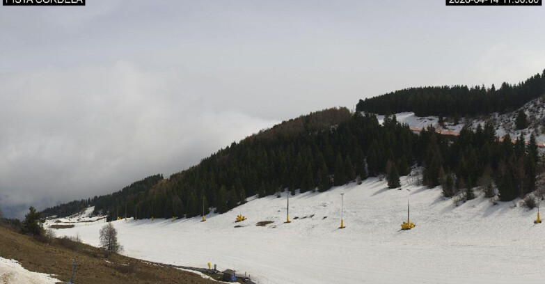 Webcam Monte Bondone - Slope Cordela and snowpark