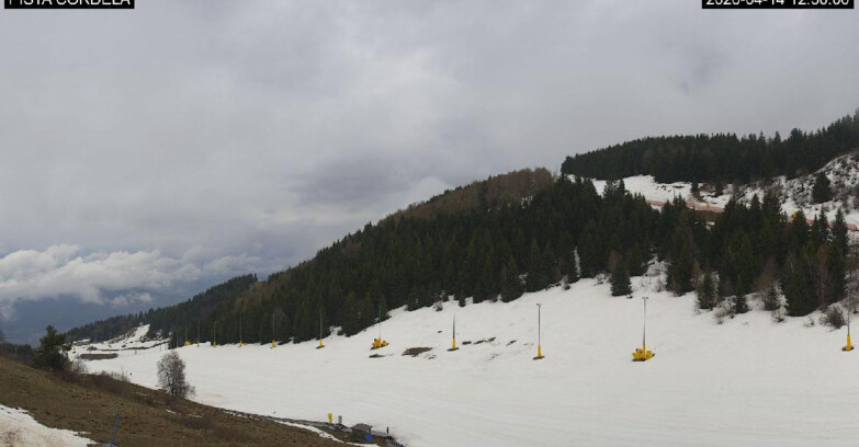 Webcam Monte Bondone - Slope Cordela and snowpark