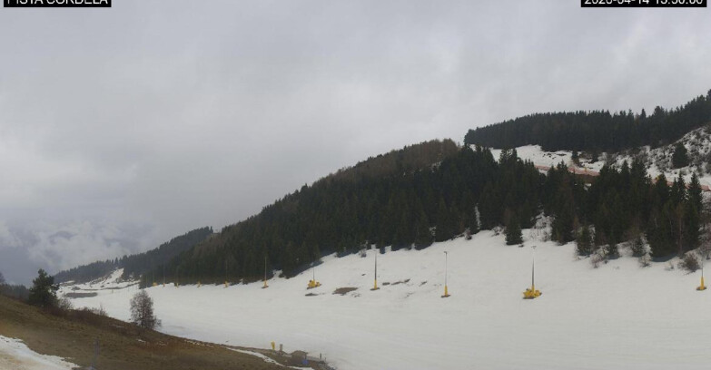 Webcam Monte Bondone - Slope Cordela and snowpark