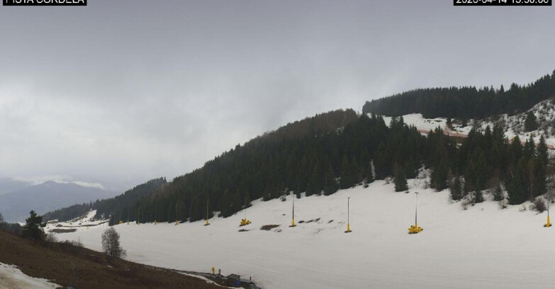 Webcam Monte Bondone - Slope Cordela and snowpark