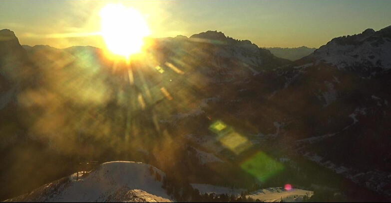 Webcam Pozza di Fassa-Aloch-Buffaure  - Cabinovia Buffaure - Stazione a Monte