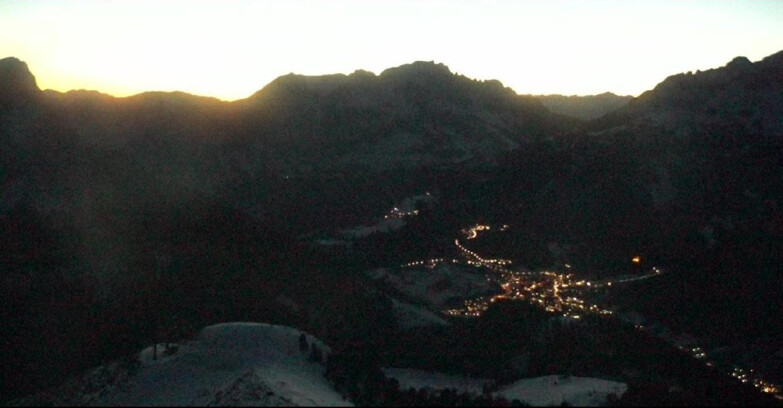 Webcam Pozza di Fassa-Aloch-Buffaure  - Cabinovia Buffaure - Stazione a Monte